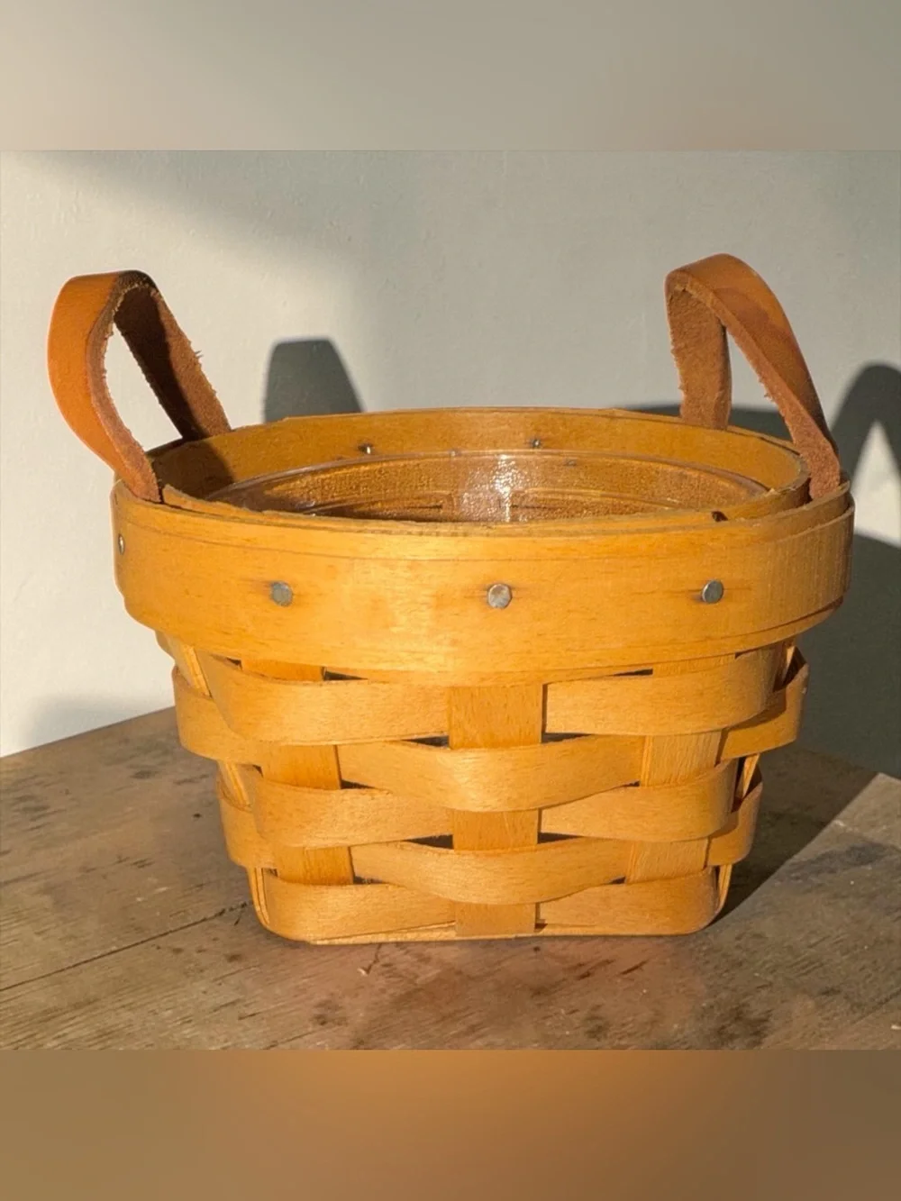 VINTAGE Longaberger Button Basket 1998